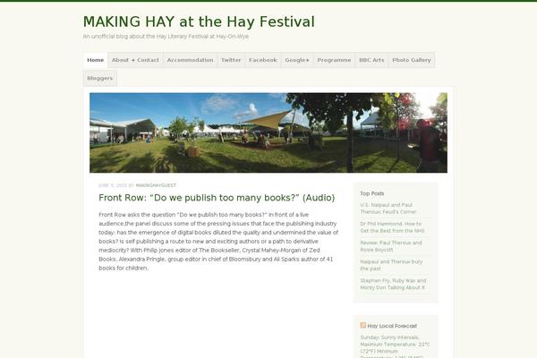 WordPress website example screenshot