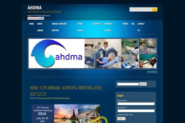 ahdma.org site used Online Marketer