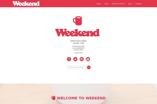 ahhweekend.com site used Bootstrapparallax