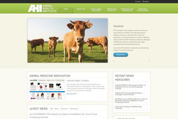 AHI theme websites examples