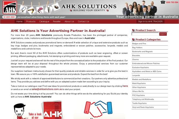 ahksolutions.com.au site used Ahktheme
