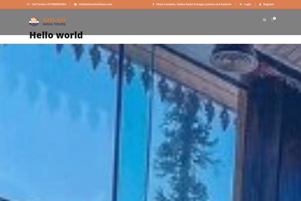 WordPress website example screenshot