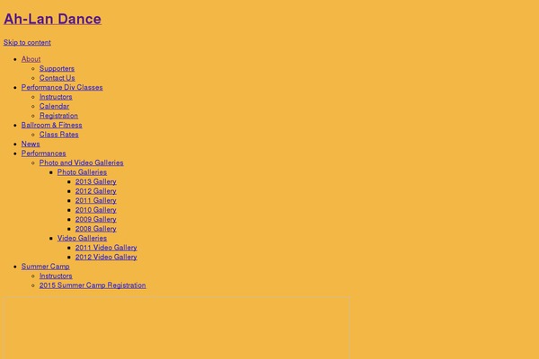 WordPress website example screenshot