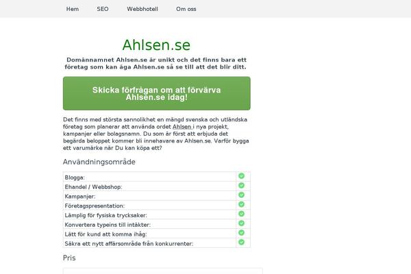 ahlsen.se site used Lawyeria Lite