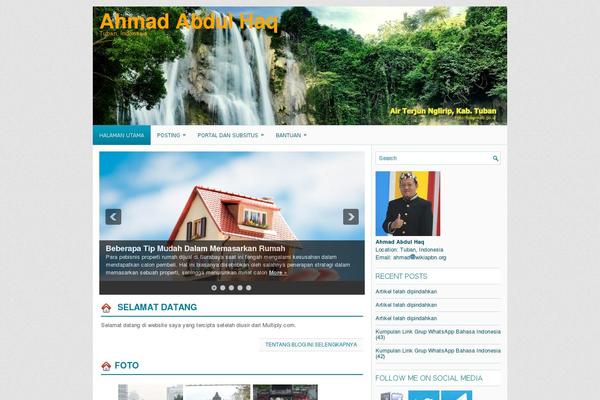 ahmad.web.id site used Wpmag