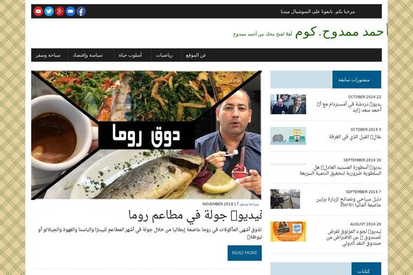 ahmedmamdouh.com site used Newsdesk-lite-child