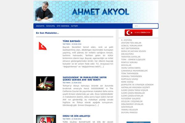 ahmetakyol.net site used Recent-blog