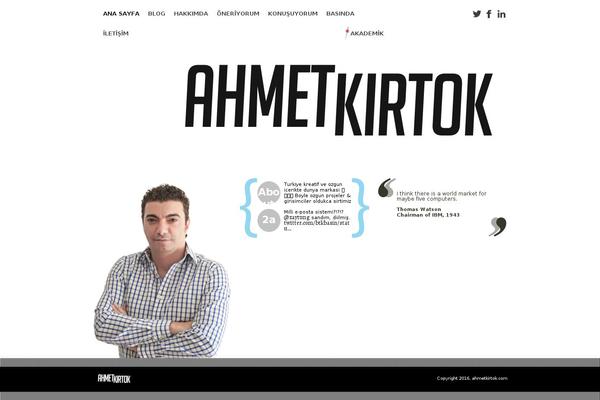 ahmetkirtok.com site used Ahmetkirtok