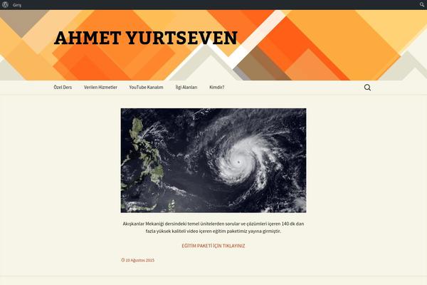 Twenty Thirteen theme site design template sample