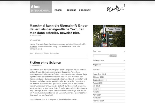 WordPress website example screenshot