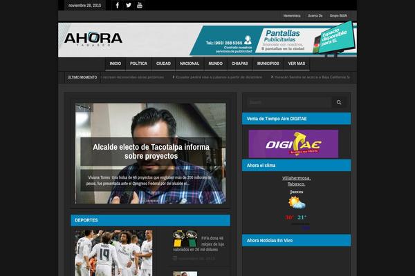 ahoratabasco.com site used Ahora