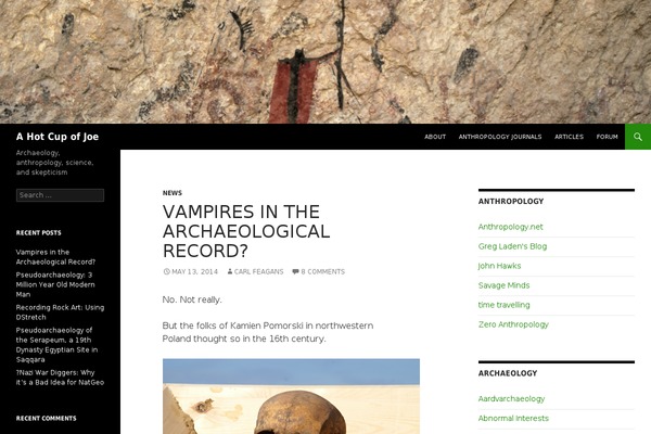 Twenty Fourteen theme site design template sample