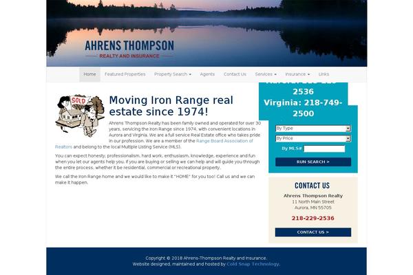 ahrens-thompsonrealty.com site used Ahrent