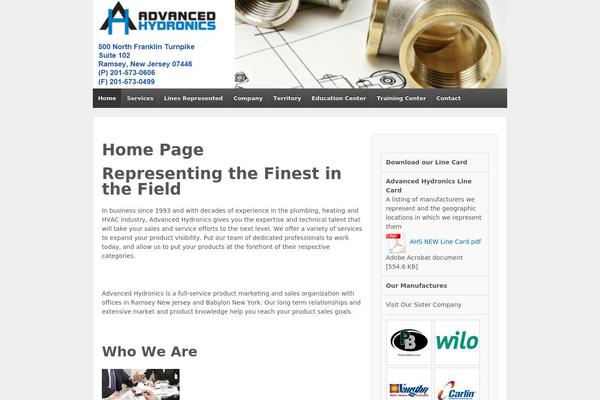 Responsive theme site design template sample