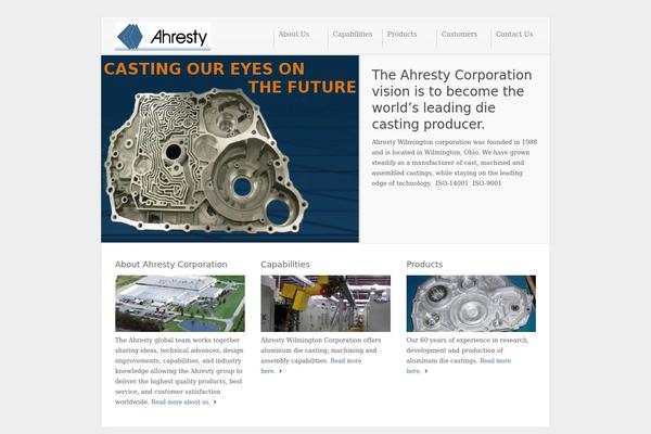 ahresty.com site used Romix