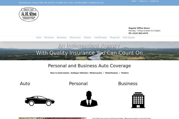 WordPress website example screenshot