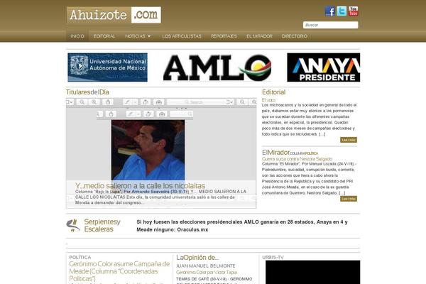 ahuizote.com site used Ahuizote