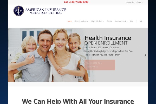 Salient theme site design template sample