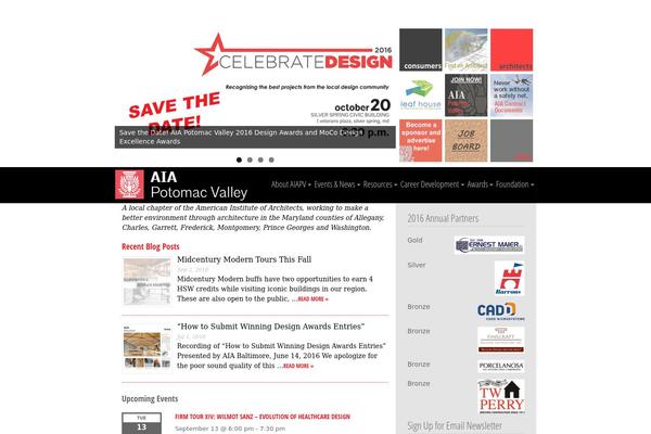 Aia theme site design template sample