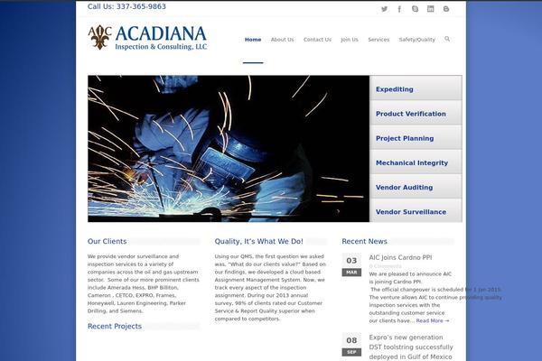 WordPress website example screenshot