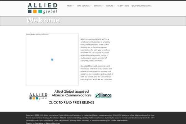 Rockefeller theme site design template sample