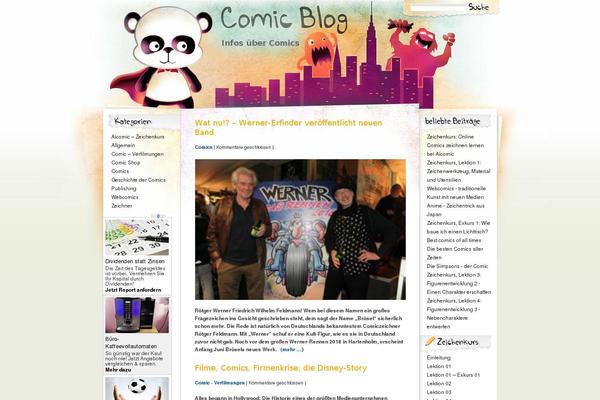 aicomic.com site used Comicblog