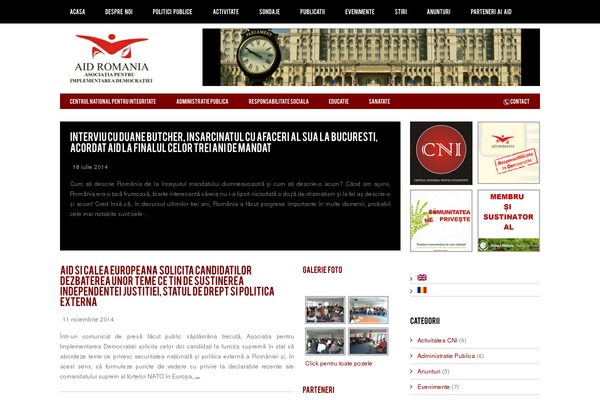 aid-romania.org site used Lacontiesemagazine