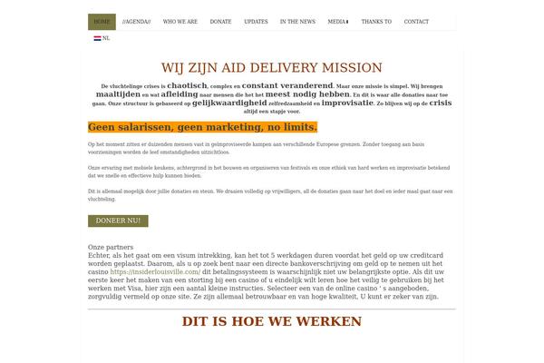 aiddeliverymission.org site used Aid