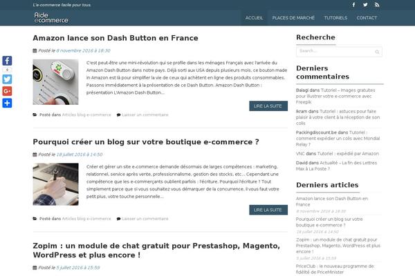 WordPress website example screenshot