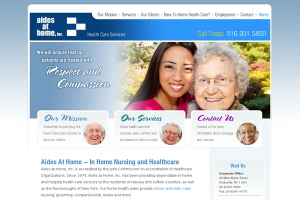 aidesathome.com site used Aides