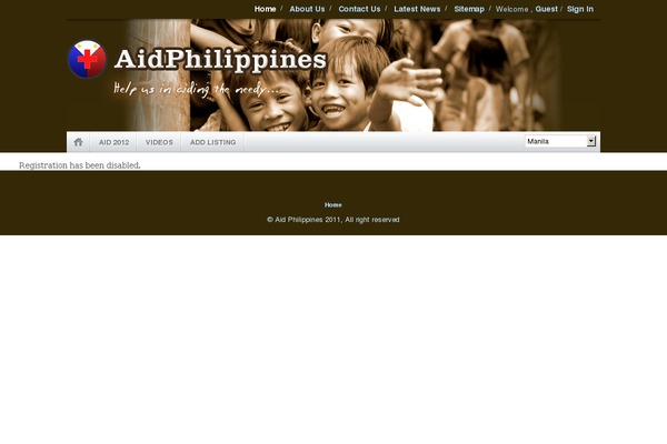 aidphilippines.com site used Geo Places v3