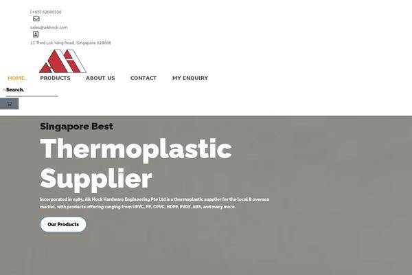 WordPress website example screenshot