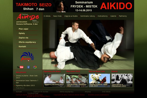 aikido.waw.pl site used Aikidotheme