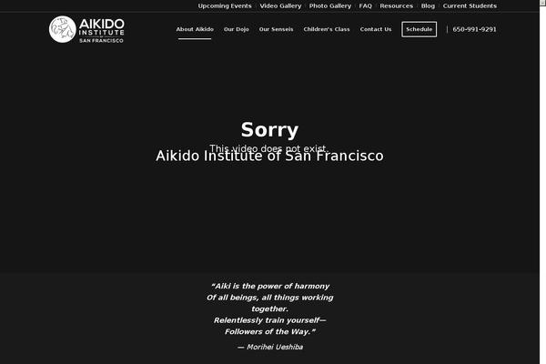 aikidosf.com site used Tridigital