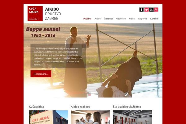 Spacious theme site design template sample