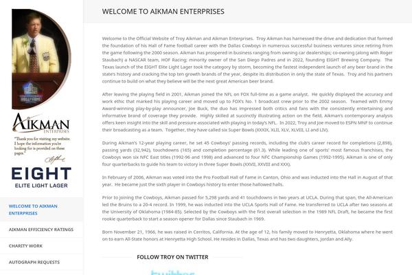 WordPress website example screenshot