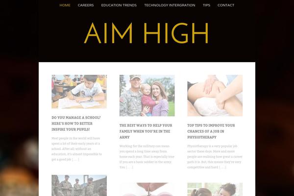 aim-high.org site used Create