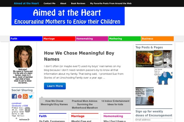 WordPress website example screenshot