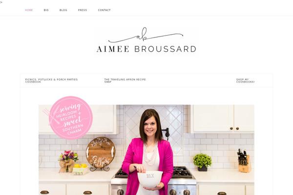 aimeebroussard.com site used Southernfromscratch