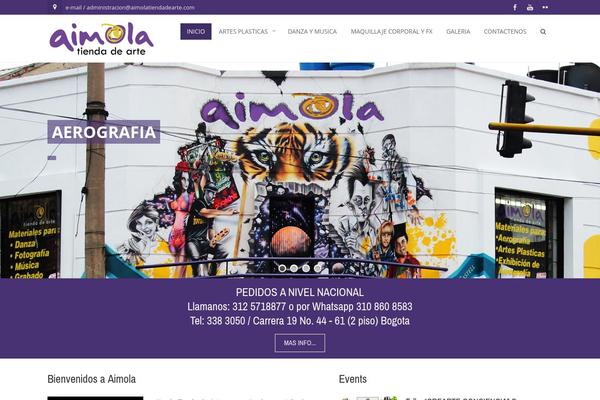 WordPress website example screenshot