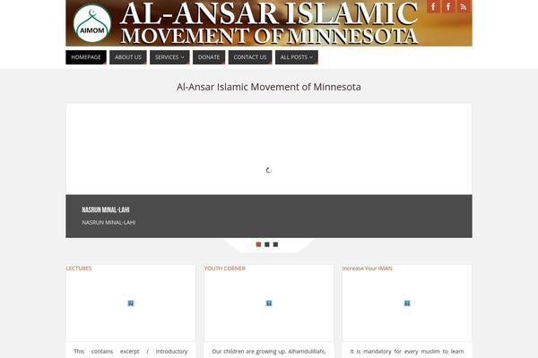 Parabola theme site design template sample
