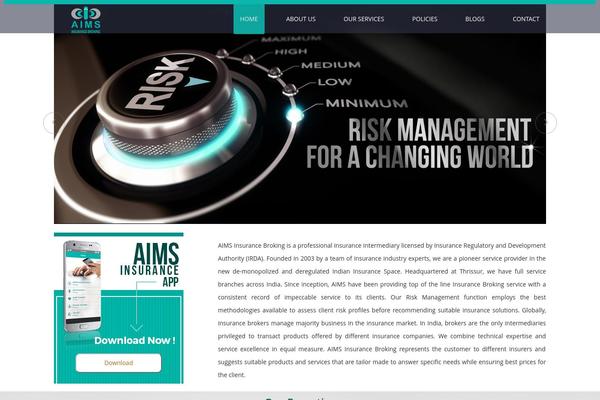 aimsinsurance.in site used Realestater