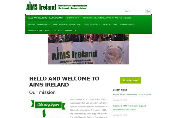 aimsireland.ie site used NonProfit