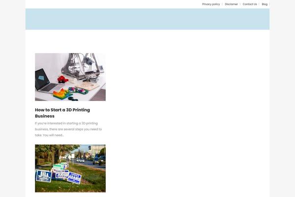 WordPress website example screenshot