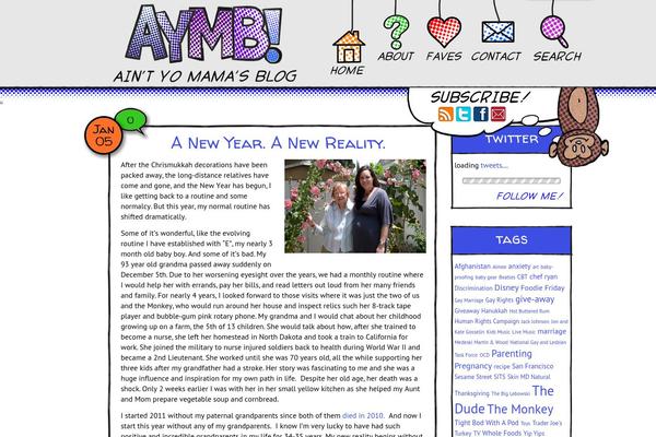 aintyomamasblog.com site used Lefthanded