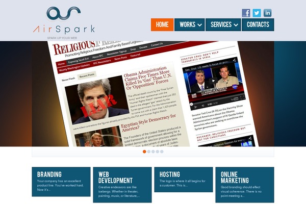 air-spark.com site used Theme1328