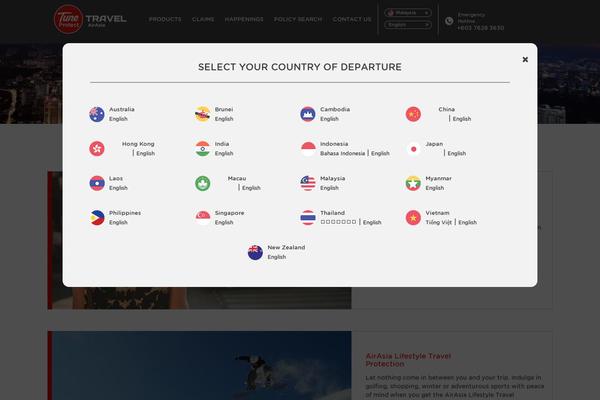 airasiainsure.com site used Tuneprotect