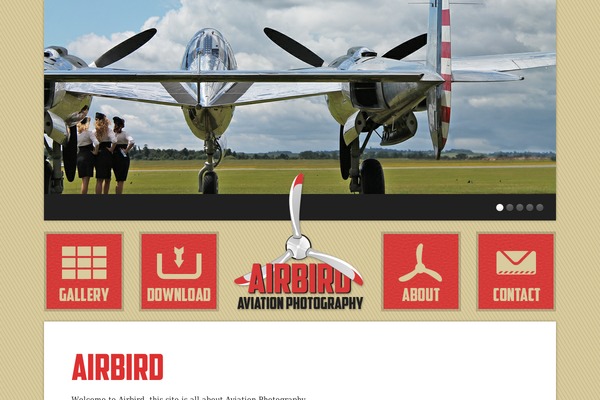 airbird.nl site used Airbirdtheme