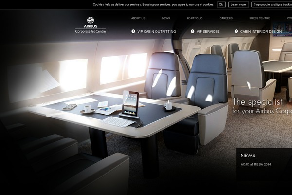 airbuscorporatejetcentre.com site used Airbus