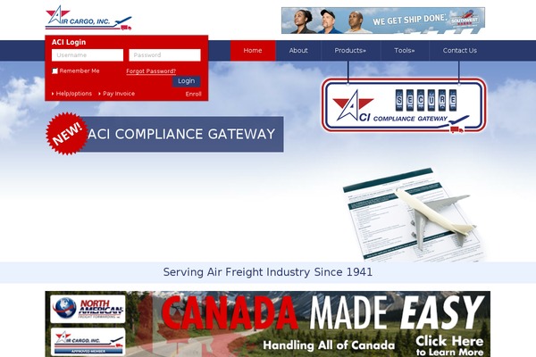 aircargocommunities.com site used Aircargo